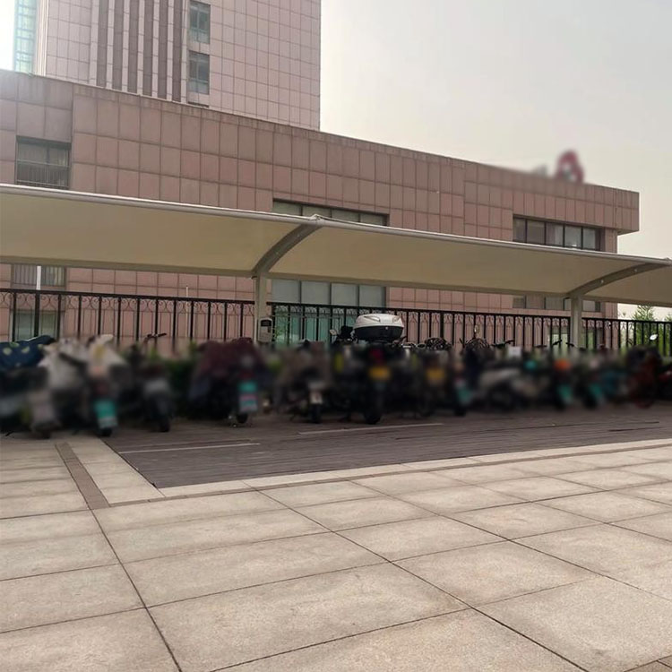 米林县膜结构电动车棚